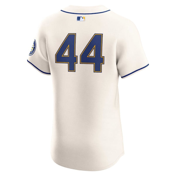 Julio Rodr¨ªguez Seattle Mariners Nike Alternate Elite Player Jersey - Cream - Image 4