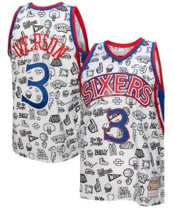 Allen Iverson Philadelphia 76ers 1996/97 Swingman Jersey - White