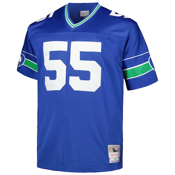 Brian Bosworth Seattle Seahawks Big & Tall 1987 Legacy Retired Player Jersey - Royal - Image 2