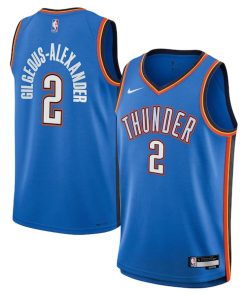 Shai Gilgeous-Alexander Oklahoma City Thunder Nike Youth Swingman Jersey - Icon Edition - Blue