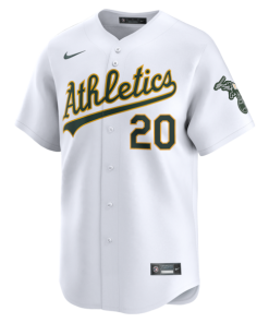 Alternative view of Zack Gelof Oakland Athletics Nike Youth Home Limited Player Jersey - White