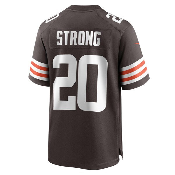 Pierre Strong Jr. Cleveland Browns Nike Team Game Jersey - Brown - Image 3