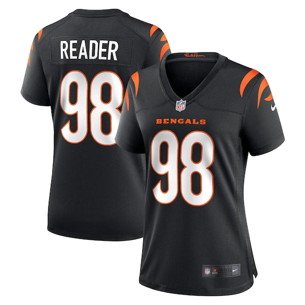 D.J. Reader Cincinnati Bengals Women's Nike Game Jersey - Black