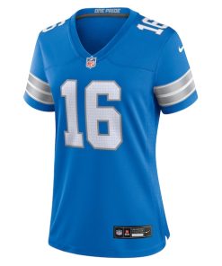 Alternative view of Jared Goff Detroit Lions Nike Women's Game Jersey - Blue