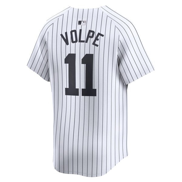 Anthony Volpe New York Yankees Nike Home Limited Player Jersey - White/Gray - Image 4