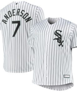 Tim Anderson Chicago White Sox Big & Tall Replica Player Jersey - White