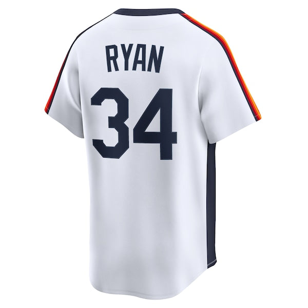 Nolan Ryan Houston Astros Nike Throwback Cooperstown Collection Limited Jersey - White - Image 3