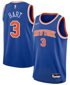 Josh Hart New York Knicks Nike Youth Swingman Jersey - Icon Edition - Blue