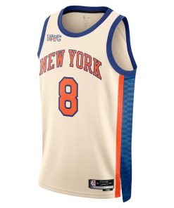 Alternative view of OG Anunoby New York Knicks Nike Unisex 2025/26 Swingman Jersey - Cream - City Edition