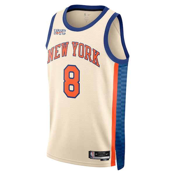 OG Anunoby New York Knicks Nike Unisex 2025/26 Swingman Jersey - Cream - City Edition - Image 2