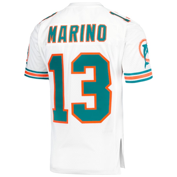 Dan Marino Miami Dolphins 1995 Authentic Throwback Retired Player Jersey - White/Aqua - Image 8