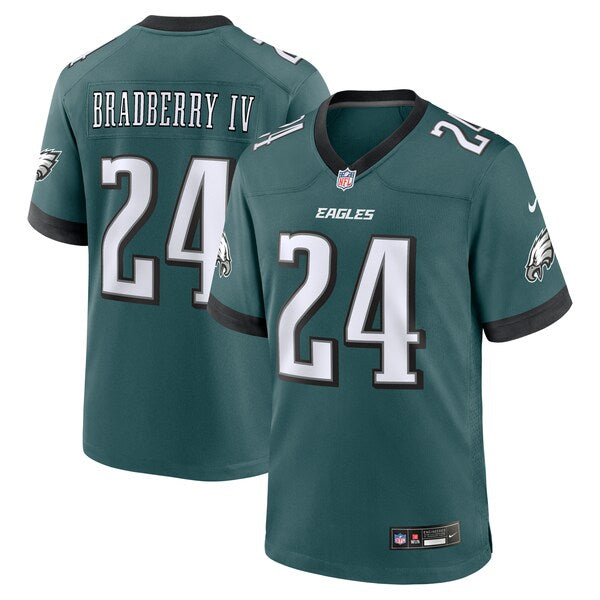 James Bradberry IV Philadelphia Eagles Nike Team Game Jersey - Midnight Green - Image 4