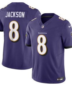 Lamar Jackson Baltimore Ravens Nike Vapor F.U.S.E. Limited Jersey - Purple