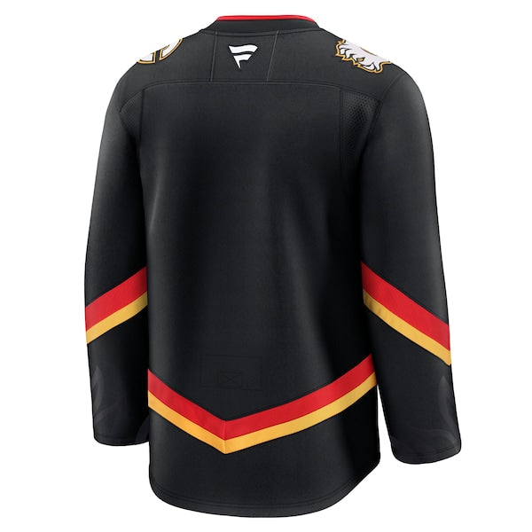 Calgary Flames Alternate Premium Jersey - Black/Red/White - Image 4