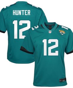 Travis Hunter Jacksonville Jaguars Nike Youth Team Game Jersey - Teal