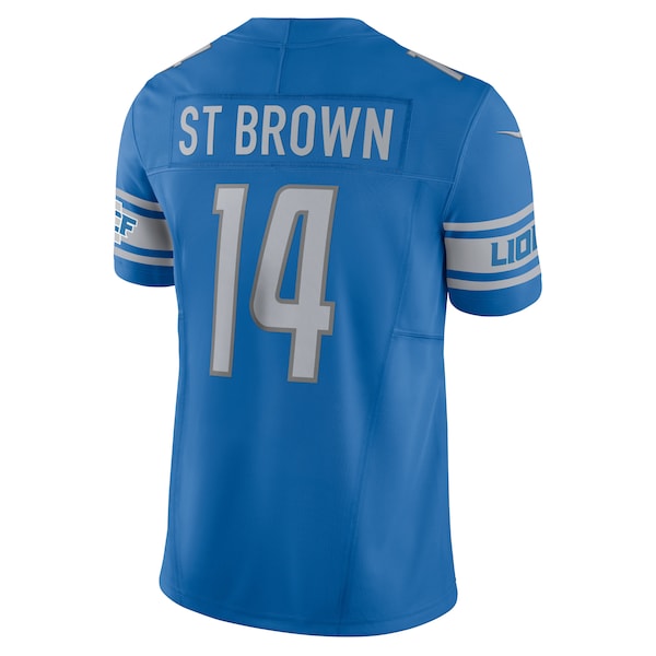 Amon-Ra St. Brown Detroit Lions Nike Vapor F.U.S.E. Limited Jersey - Blue - Image 3