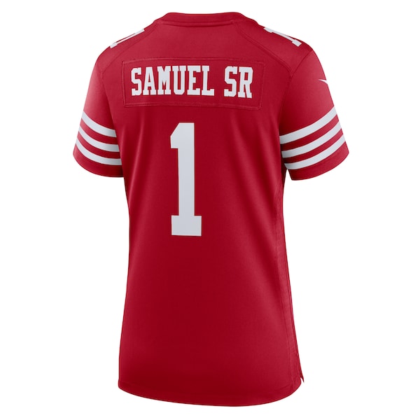 Deebo Samuel Sr San Francisco 49ers Nike Women's Game Jersey - Scarlet/White - Image 4