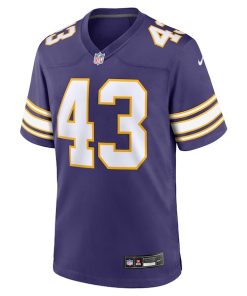 Alternative view of Andrew Van Ginkel Minnesota Vikings Nike Alternate Game Jersey -  Purple