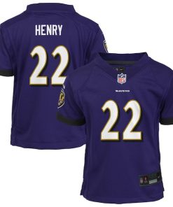 Derrick Henry Baltimore Ravens Nike Toddler Game Jersey - Purple