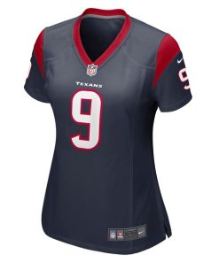 Alternative view of Brevin Jordan Houston Texans Nike Women's Game Jersey - Navy