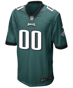 Alternative view of Philadelphia Eagles Nike Custom Game Jersey - Midnight Green