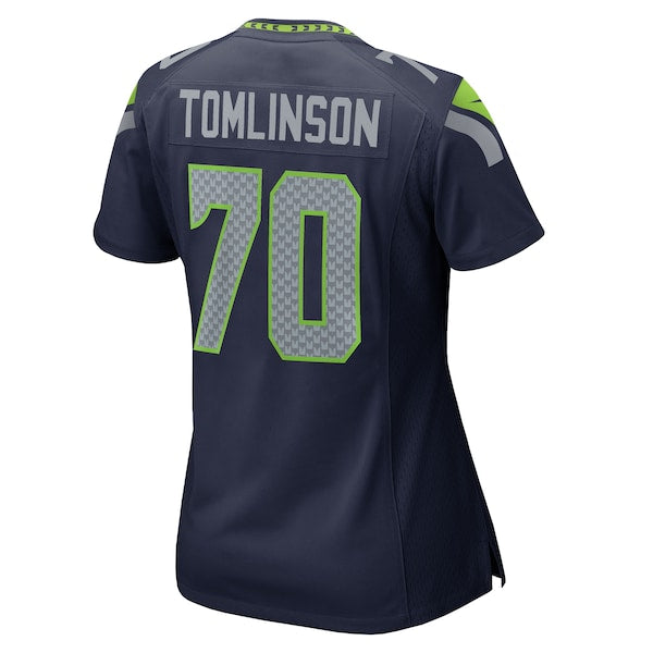 Laken Tomlinson Seattle Seahawks Nike Women's Team Game Jersey - College Navy - Image 4