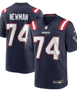 Royce Newman New England Patriots Nike Team Game Jersey -  Navy