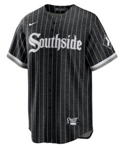 Alternative view of Tim Anderson Chicago White Sox Nike City Connect Replica Player Jersey - Black