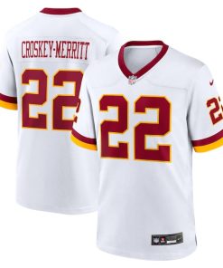 Jacory Croskey-Merritt Washington Commanders Nike Game Super Bowl Era Jersey - White