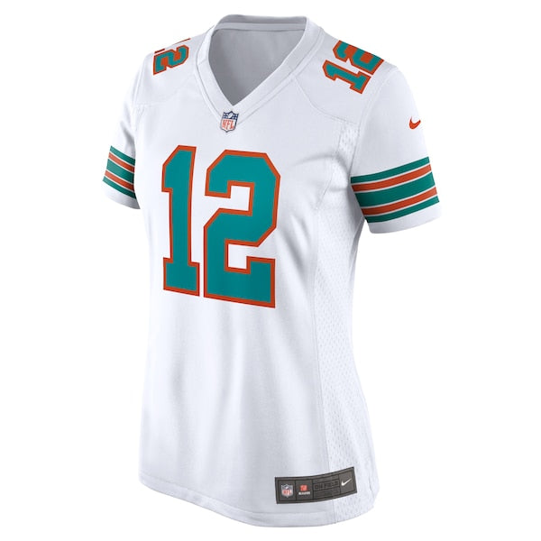 Bob Griese Miami Dolphins Nike Women's Retired Player Jersey - White/Aqua - Image 3