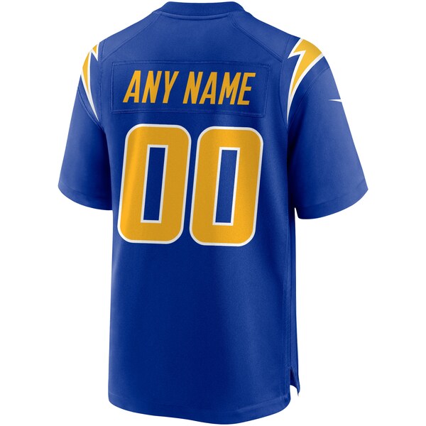 Los Angeles Chargers Nike Alternate Custom Game Jersey - Royal - Image 3