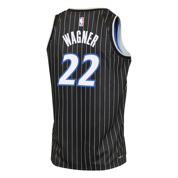 Franz Wagner Orlando Magic Jordan Brand Youth Swingman Jersey - Statement Edition - Black - Image 5