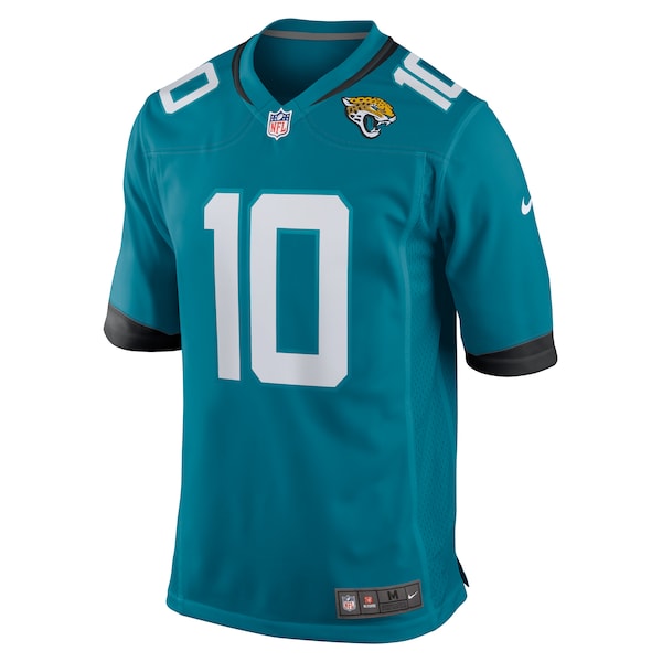 Mac Jones Jacksonville Jaguars Nike Team Game Jersey - Teal - Image 2