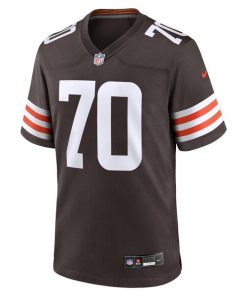 Alternative view of Zak Zinter Cleveland Browns Nike Team Game Jersey -  Brown