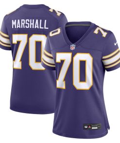 Jim Marshall Minnesota Vikings Nike Women's Classic Retired Player Jersey - Purple