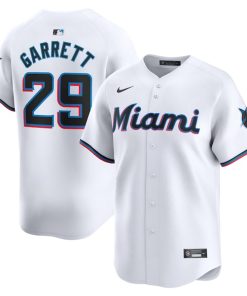 Braxton Garrett Miami Marlins Nike Home Limited Player Jersey - White