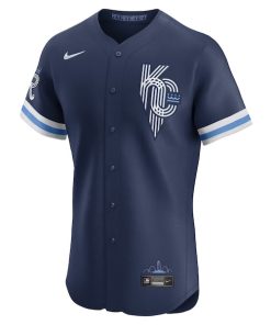Alternative view of Kansas City Royals Nike City Connect Elite Jersey - Navy