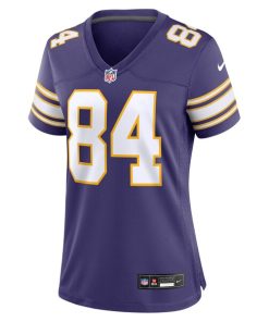 Alternative view of Randy Moss Minnesota Vikings Nike Women's Classic Retired Player Game Jersey - Purple
