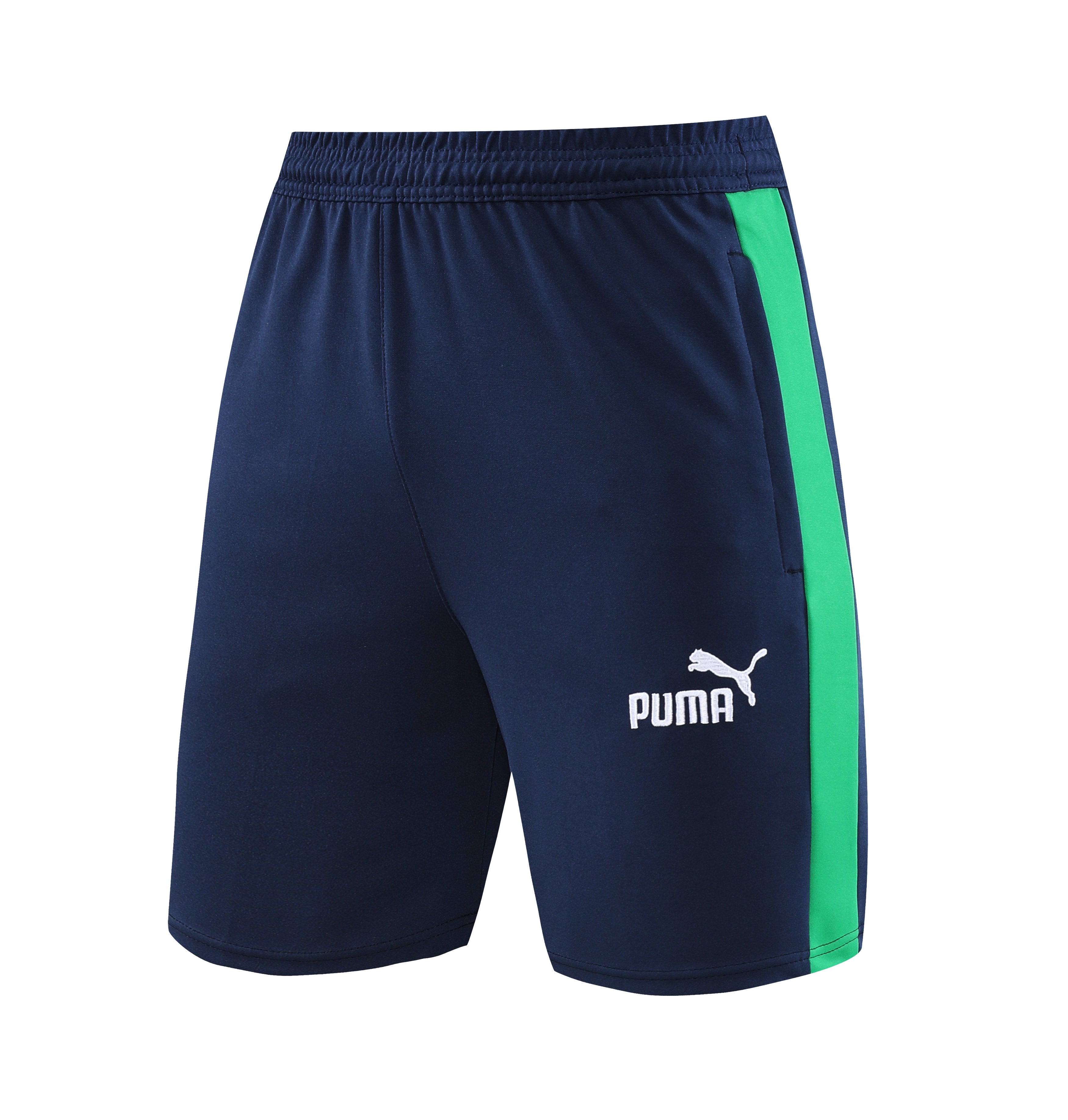 Puma Short Sleeve Training Jersey Set-PD01- Dark Blue - Image 4