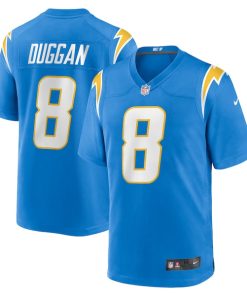 Max Duggan Los Angeles Chargers Nike Team Game Jersey - Powder Blue