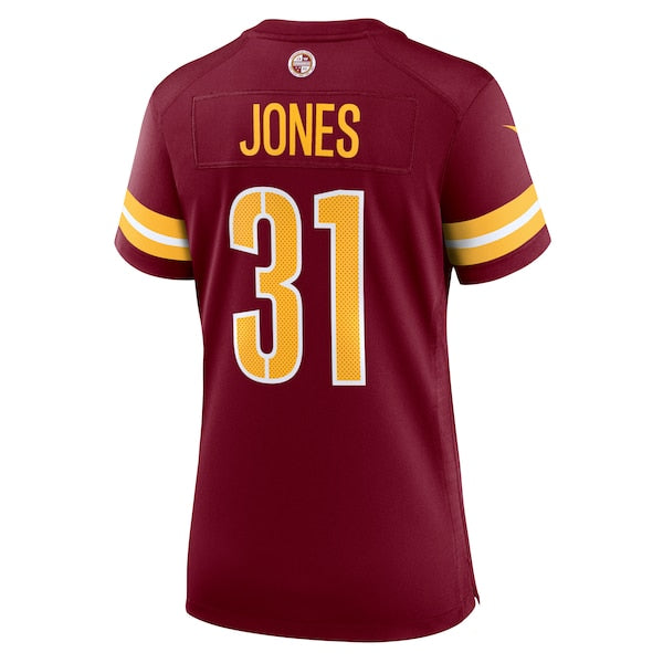 Jonathan Jones Washington Commanders Nike Women's Team Game Jersey - Burgundy - Image 3