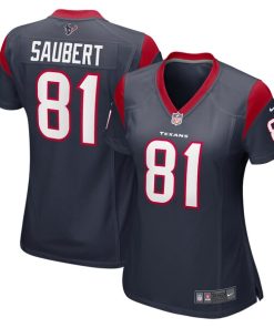 Eric Saubert Houston Texans Nike Women's  Game Jersey -  Navy