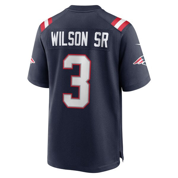 Mack Wilson New England Patriots Nike Team Game Jersey - Navy - Image 3
