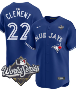 Ernie Clement Toronto Blue Jays Nike 2025 World Series Limited Jersey - Royal