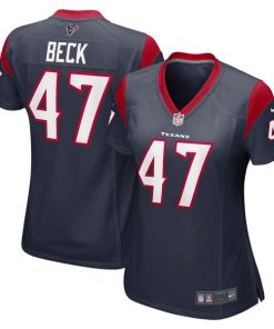 Andrew Beck Houston Texans Nike Women's Team Game Jersey - Navy