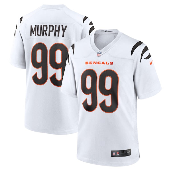 Myles Murphy Cincinnati Bengals Nike Team Game Jersey - White/Orange
