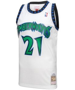 Alternative view of Kevin Garnett Minnesota Timberwolves  1997-98 Hardwood Classics Reload 3.0 Swingman Jersey - White