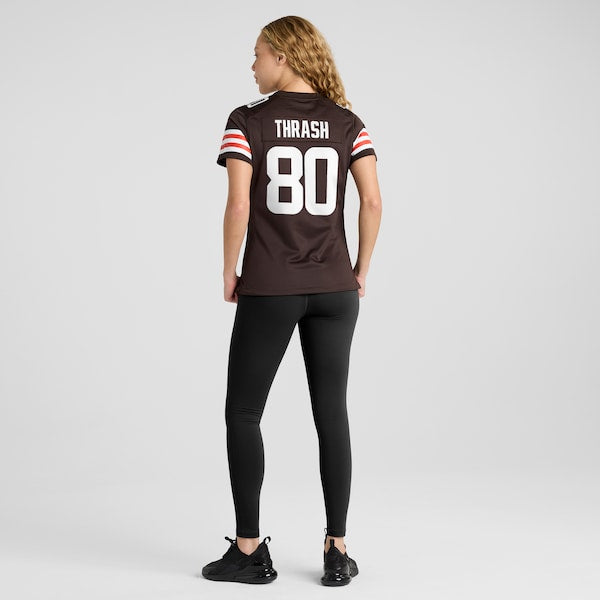 Jamari Thrash Cleveland Browns Nike Women's Game Jersey - Brown - Image 5