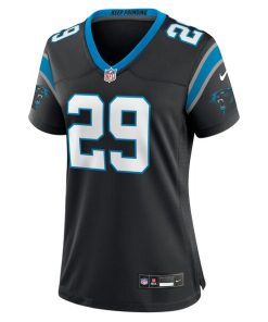 Alternative view of D'Shawn Jamison Carolina Panthers Nike Women's Team Game Jersey -  Black