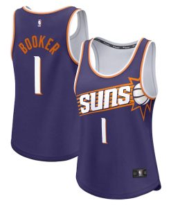 Devin Booker Phoenix Suns  Women's Fast Break Player Jersey - Icon Edition - Purple